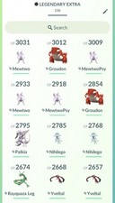 Pokemon GO? - LEGENDARY/ULTRABEAST List  (Registered or 30 Days)