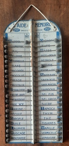 Ancienne plaque tole aide - ancienne,