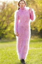 Abito maglione lungo mohair