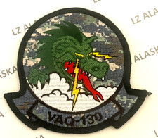 US NAVY VAQ-130 ELECTRONIC ATTACK SQUADRON "ZAPPERS" PATCH (N8)