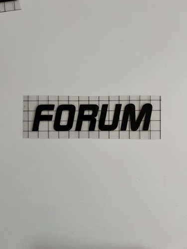 Forum sticker black 15cm - sticker,