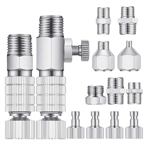 Kit 15x adattatore aerografo - kit,