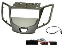 Radio Singolo din Grigio Cruscotto Pannello Cavi Adattatore Per Ford Fiesta MK7