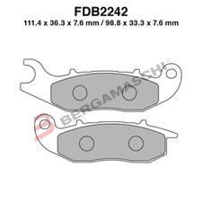 CP PASTIGLIE FRENI FERODO ANTERIORE Fantic Motor Motard Casa 4T 125 2013 > 2013