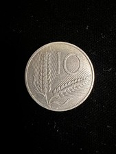 10 lire 1986 spighe di grano