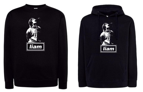 Felpa nera liam gallagher - felpa,