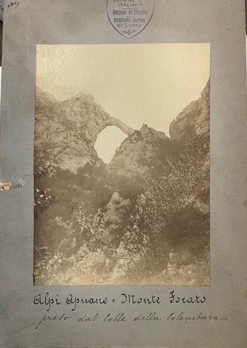 Alpi apuane monte - alpi, forato