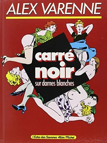Carré noir sur - , blanches