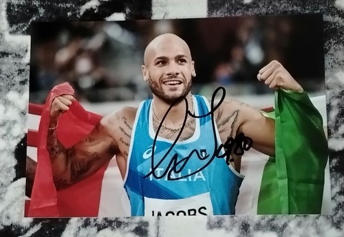 Autografo marcell jacobs - autografo,