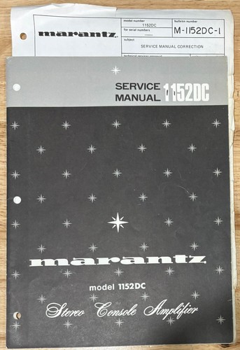 Marantz 1152d manuale - 1152d, di
