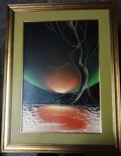 ROFFI quadro autografato dipinto in rilievo 