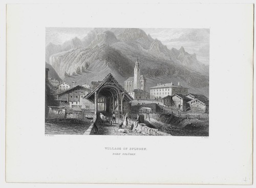 1843 village splugen - 1843,