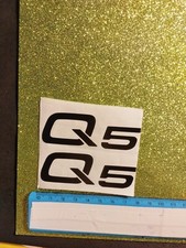 2 vinyl stickers glossy black