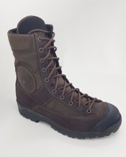 ANFIBI MILITARI STIVALETTO DA LANCIO IN PELLE SCAMOSCIATA COLORE TESTA DI MORO