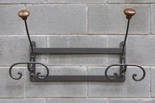 Appendiabiti Vintage da parete in Ferro battuto