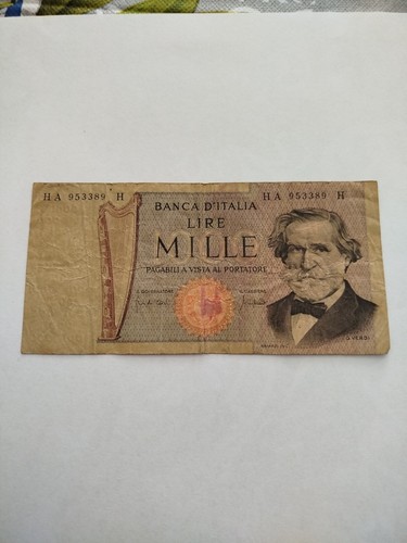 Banconota mille lire 1000 - mille,