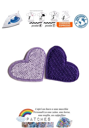Lotto cuori piccoli lilla - 2,