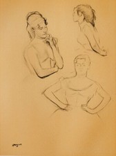 Edgar DEGAS: Studio Di Tre