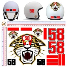 Adesivi casco simoncelli super