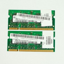 2x RAM HP Notebook 256MB 200 Pin 1.8v DDR2 PC2-4200 SoDimm - 512mb totali