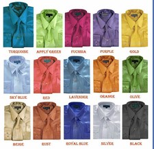 Camicia elegante uomo in raso