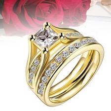  Anello Di Coppia Con Zirconi