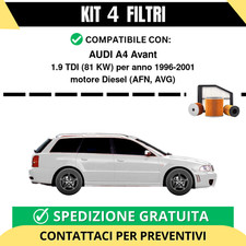 Kit 4 Filtri Tagliando per