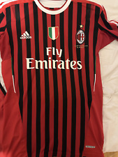 Ac Milan 2011 2012 Techfit Jersey maillot trikot player issue match Silva Maglia
