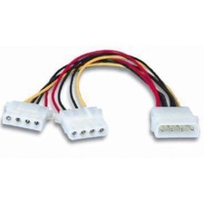 CAVO SDOPPIATORE DOPPIA ALIMENTAZIONE MOLEX IDE TO ATA PC HDD MASTERIZZATORE Y