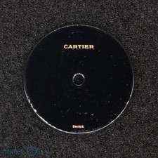 Cartier santos octagon / vendome non marker black dial for lady 18mm