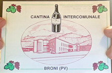 CARTOLINA II TROFEO CANTINA INTERCOMUNALE BRONI PAVIA 1986 RARA-1421