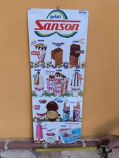 Tabella insegna gelati sanson - tabella,