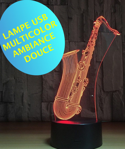Lampada saxofono ambiance - saxofono,
