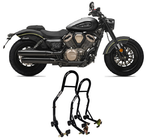 Coppia cavalletti alza moto - coppia,