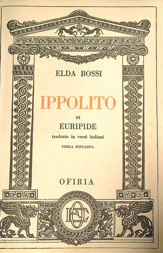 Ippolito euripide tradotto - ippolito, di