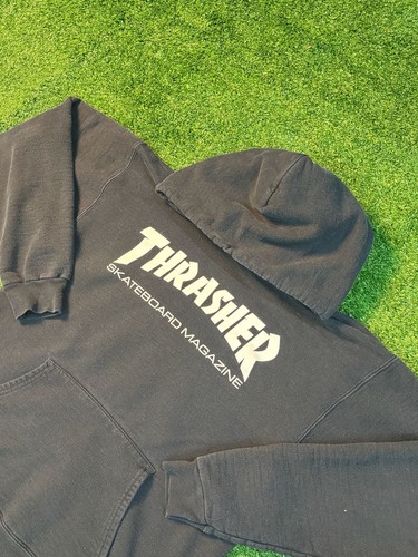 Felpa con cappuccio thrasher - cappuccio,