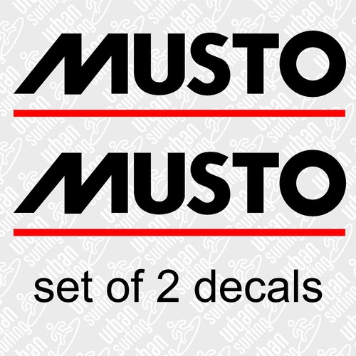 Set adesivi musto 9cm 20cm - set,