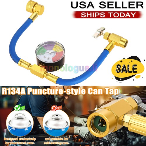 R134a manometro tubo - tubo, ricarica