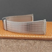 Cinturino orologio vintage classico Speidel acciaio inox 19mm 20mm 22mm mai usato anni 70