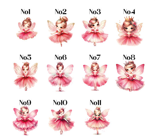 Ballerina fairy cake topper - fairy,