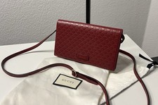 Borsa Gucci Guccissima pelle crossbody rossa originale ottime condizioni