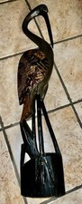 VENDO Statua in legno africana IBIS originale -mis. 80 x 20 x 10 cm.