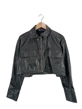 ZARA Giacca in ecopelle Donna