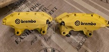pinze freno Brembo Anteriori Fiat Coupe Turbo 20v- Focus Rs Mk1 Gialle + Ebc
