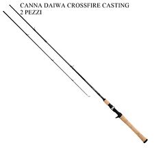 CANNA DAIWA CROSSFIRE CASTING 2 PEZZI GAMMA COMPLETA BLACK BASS