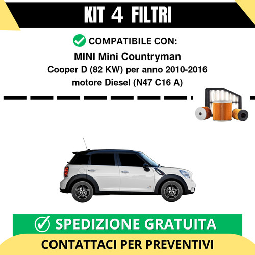 Kit filtri risparmio - risparmio, per