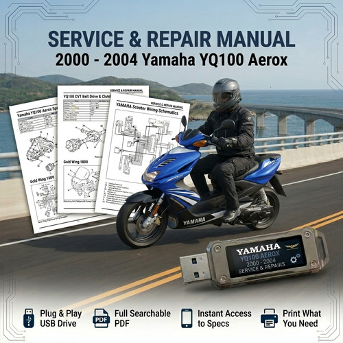 Yamaha yq100 aerox 2000 2001 - yamaha,