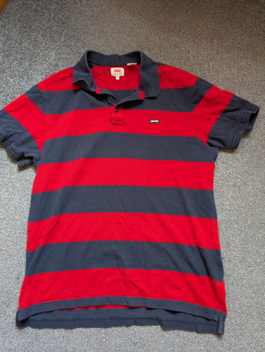 Polo levi rossa - navy,