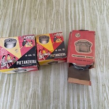 VTG CASA PIETANZIERA ACCIAIO INOX VINTAGE NUOVA CON BOX 3 pezzi# 16