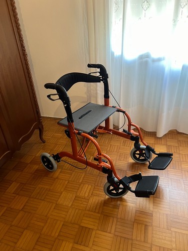 Carrozzina disabili pieghevole - disabili,